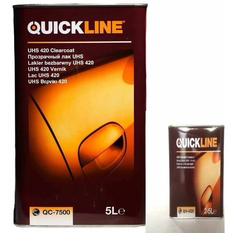 Quickline - Quick line ppg trasparente 7500 lt5 + catalizzatore 4520 lt25