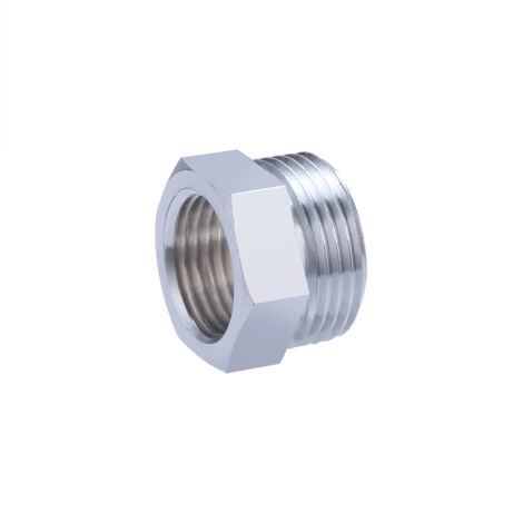 QUICK PLOMBERIE 1 mamelon chrome M  3/4 - F  1/2