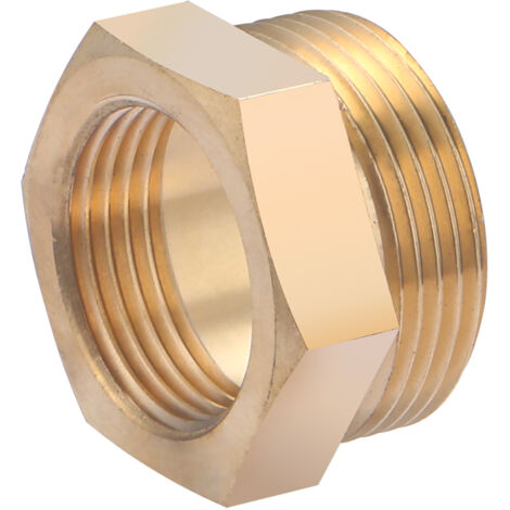 QUICK PLOMBERIE Mamelon à visser laiton M 33 x 42 pour tube en cuivre
