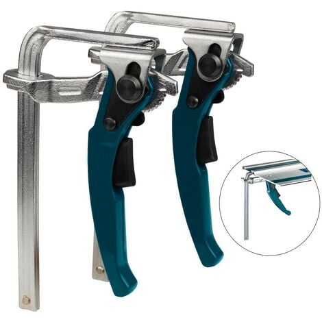 BUYAPARCEL Quick Release Lever Clamps For Makita Festool Milwaukee Plunge Saw Guide Rails