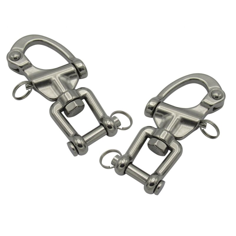 Quick Release Safety Shackles X2 (Large Horse Harness Snap Hook Carriage)