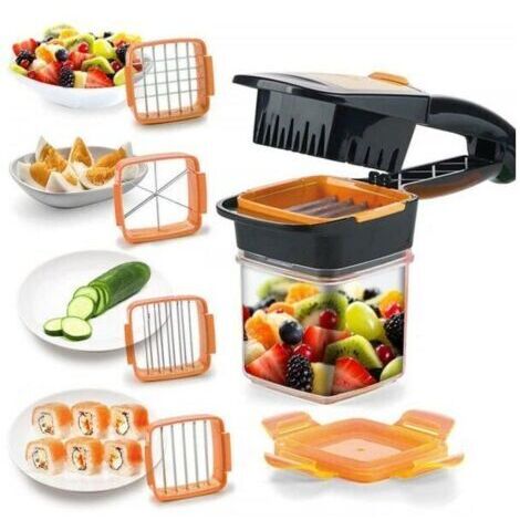 QUICK VEGETABLE SLICER 7-PIECE MULTIFUNCTIONAL KITCHEN VEGETABLE FRUIT