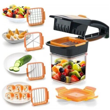 QUICK VEGETABLE SLICER 7-PIECE MULTIFUNCTIONAL KITCHEN VEGETABLE FRUIT