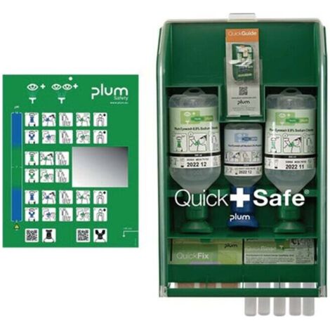 QuickSafe Box Basic befüllt PLUM