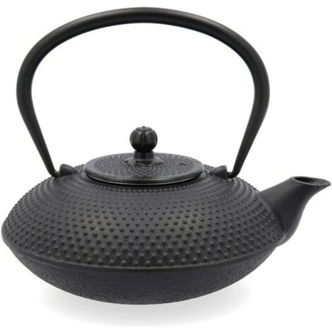 Quid Aissa Teiera in ghisa con filtro in acciaio inox, 0,8 l, valida per tutti i fuochi, standard