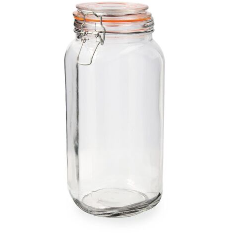 QUID Barattolo CONSERVA 2 L New CANETTE, Acciaio inossidabile, Multicolore