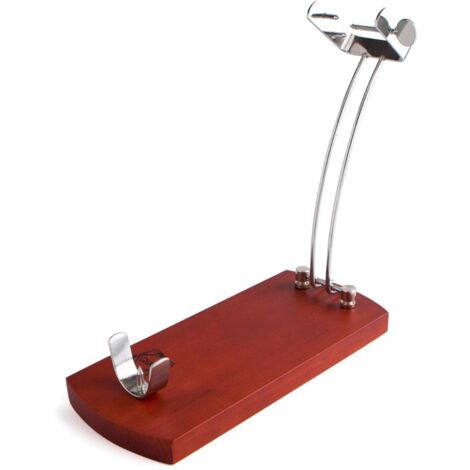 Quid JAMONERO PLEGABLE, 5X16X5 RESERVA QD Prosciutto Pieghevole con Supporto in Legno, Piccione Superiore per Fissaggio, Multicolore, 36,5 x 16 x 5 cm