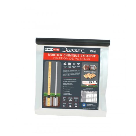 Quikset 300ml grauer BATIFIX Dichtungsmörtel, 0,442 kg BATIFIX