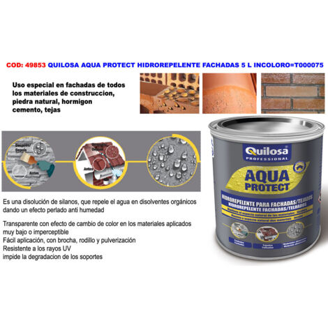 QUILOSA AQUA PROTECT HYDROFUGE POUR FAÇADES 5 L