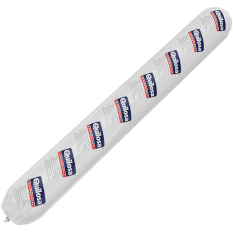 QUILOSA masilla poliuretano blanca 600 cc. en bolsa , Masilla Poliuretano Blanca Bolsa- Color blanco.- Bolsa: 600 ml.- Uso interior y exterior.- Masilla de