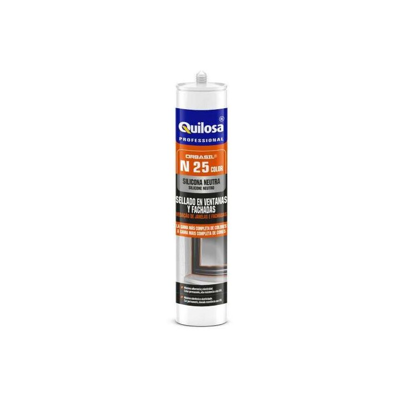 

Quilosa Silicona Neutra N25 Aluminio 9023 300Ml