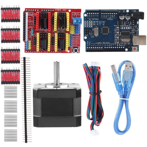 Quimat CNC Shield Kit mit Schrittmotor für 3D-Drucker