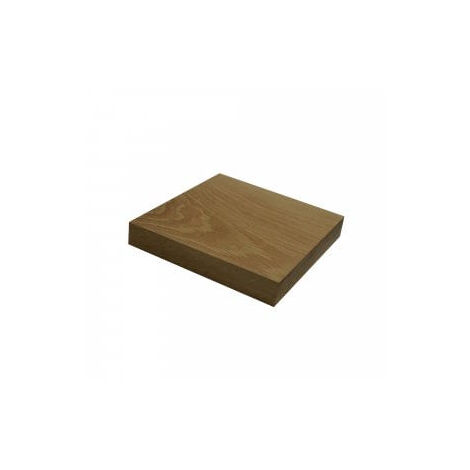 Quincadeco – Carré en chêne massif 14 x 14 cm – Finition poncée haute qualité – Utilisation décorative pour supports et dessous de plat