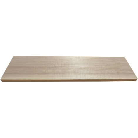 Quincadeco – Planche en peuplier massif 80 x 19 cm – Épaisseur 2,2 cm – Charge maximale 15 kg – Fabrication française – Veinage naturel unique