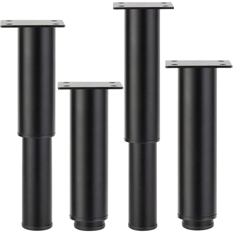 Quincaillerie de meuble, pieds de meuble, pieds de table, pieds de cuisine, pieds d'armoire en métal, pieds en métal, pour canapé, fauteuil, table,