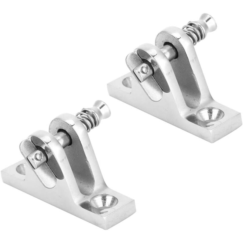 Quincaillerie de meubles 2 pièces support de charnière de pont marin 55x18mm acier inoxydable 316 bateau accessoires de quincaillerie de montage