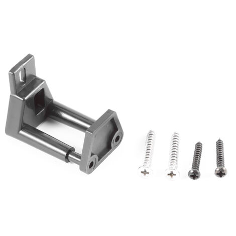 Quincaillerie de porte de grange coulissante murale en plastique de qualité supérieure avec vis