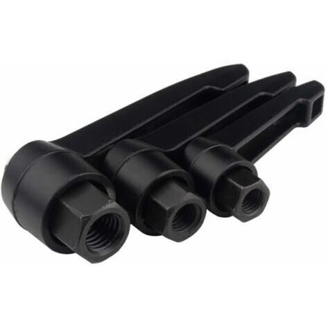 Quincaillerie Fixation Levier de Serrage Boutons Poignée - Réglable Forme de L Serrage Poignée Machine Boutons Femelle ou Mâle Filetage M12