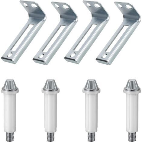Quincaillerie pour portes pliantes, kit de pivot inférieur pour 4 portes et support de pivot, pièces de réparation pour portes de placard pliantes.