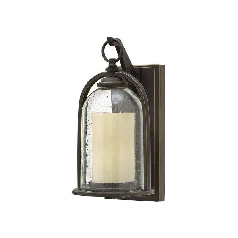 Elstead Quincy - 1 Light Outdoor Small Wall Lantern Light Oil Rubbed Bronze IP44, E27