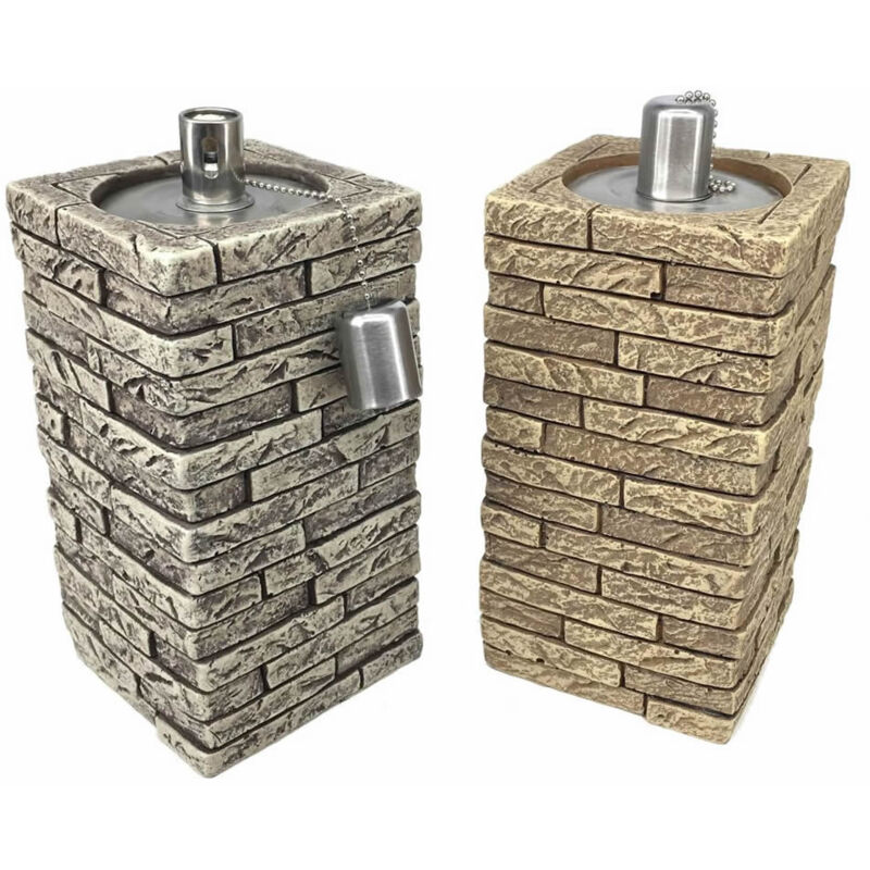 

QUINQUE COLUMNA PIEDRA SURTIDO 9x9x21 CM 53533