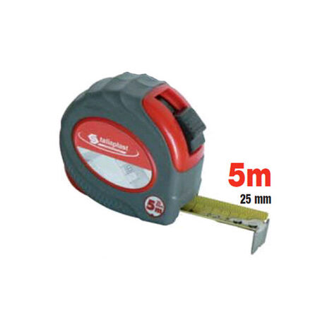 QUINTUPLE METRE TALIAPLAST BOITIER ROUGE BI-MATIERE 25MM - 490702