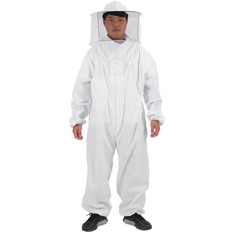 Eosnow quipement de protection professionnel pour l'apiculture Abeille gardant tout le corps Costume d'apiculteur Chapeau XL