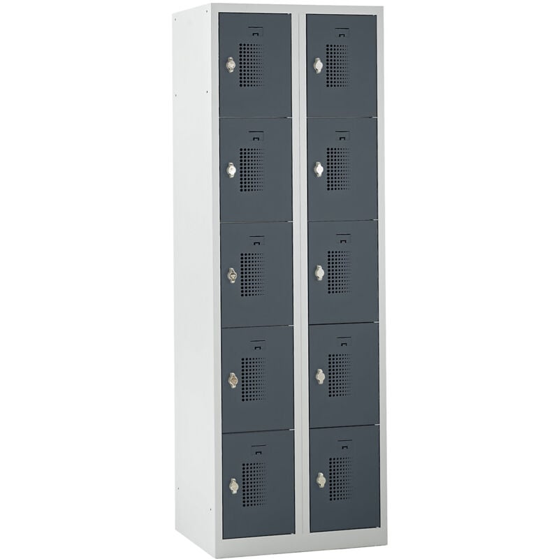 Certeo - eurokraft basic Vestiaire multicases cinq niveaux Amsterdam 2