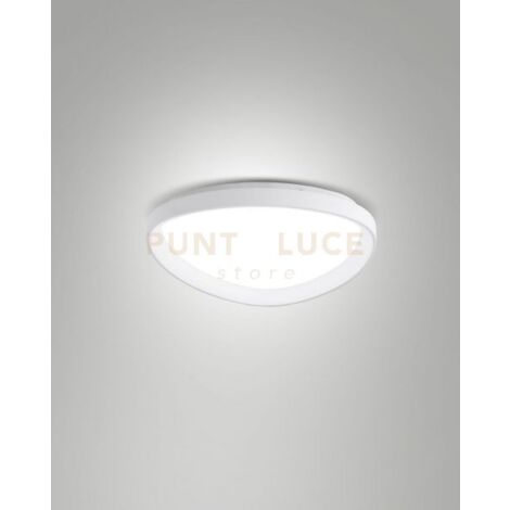 QUIRK PLAFONIERA LED BIANCA D.42CM A LED CCT 2700K - 3200K - 4000K- 38W - 4400 lm DIMMERABILE