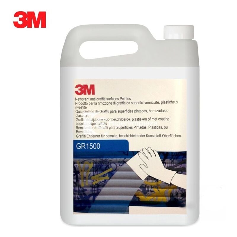 

Hiperlimpieza - Quita graffitis 3M GR1500 superficies pintadas 5L