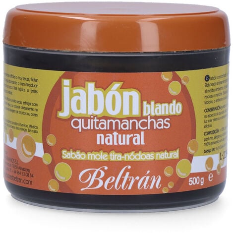 Quitamanchas Beltrán, jabón pasta natural, 500g  Beltrán 85761