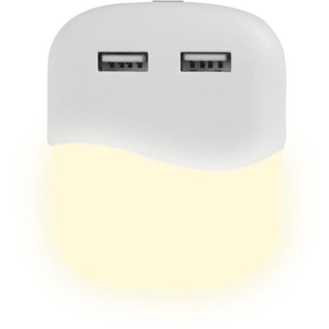 Quitamiedos LED Crepuscular Cuadrado (0,5W)