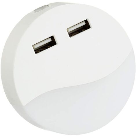 Quitamiedos LED Crepuscular Redondo (0,5W)