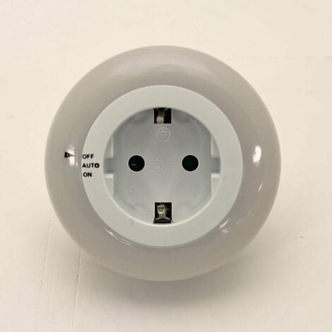 F-BRIGHT Quitamiedos nocturno con sensor crepuscular