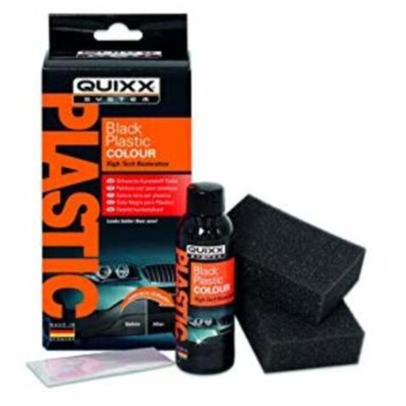 Quixx Black Plastic Colour Schwarze Kunststoff-farbe 75ml