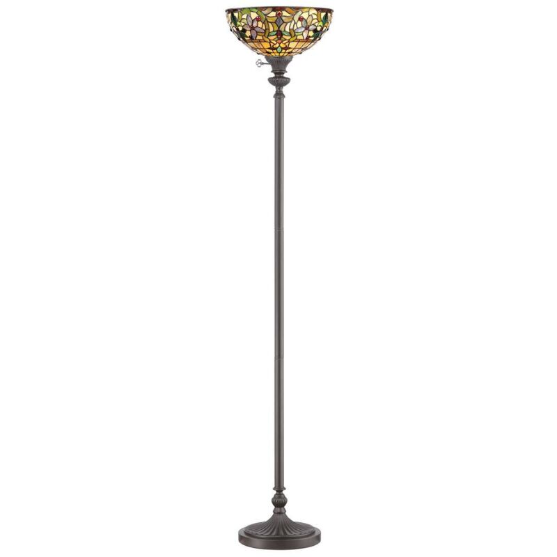 Kami - 1 Leuchte Stehlampe Bronze, E27 - Elstead