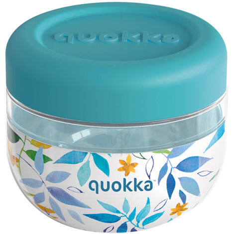 Quokka Bubble Food Jar - Contenedor de comida/Lonchera 500 ml (Hojas de acuarela)