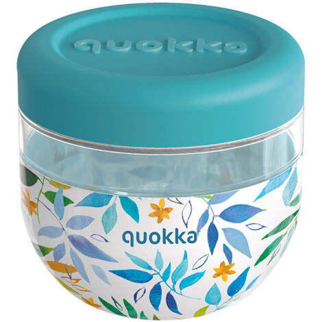 Quokka Bubble Food Jar - Lebensmittelbehälter / Lunchbox 770 ml (Aquarellblätter)