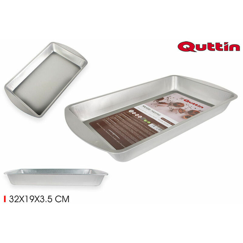 

Molde para Horno Rectangular 32 x 19 x 3,5 cm - Quttin
