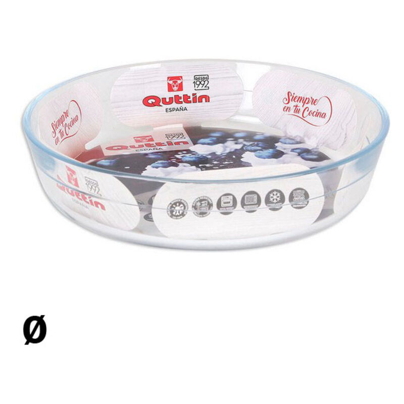 

Molde para Repostería Cristal 2,3 L - ø 26 x 5,9 cm - Quttin