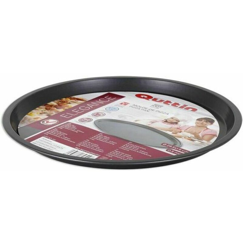 

Quttin Plato para Pizza Quttin Acero de Carbono Negro Gris Acero al carbono Ø 29,5 x 1,6 cm