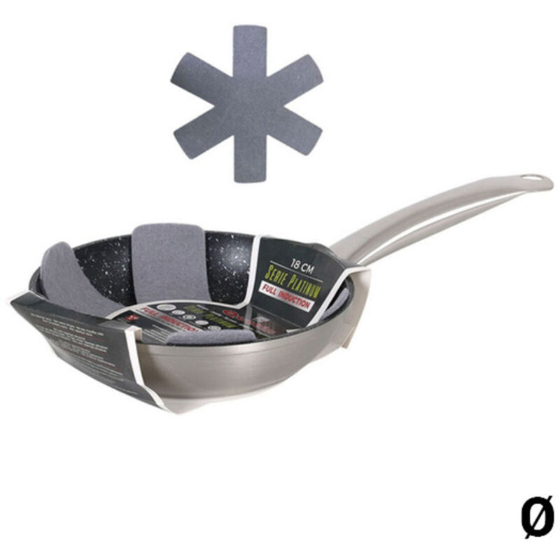 

Sartén Antiadherente Aluminio Forjado Plateado Ø 18 cm - Quttin
