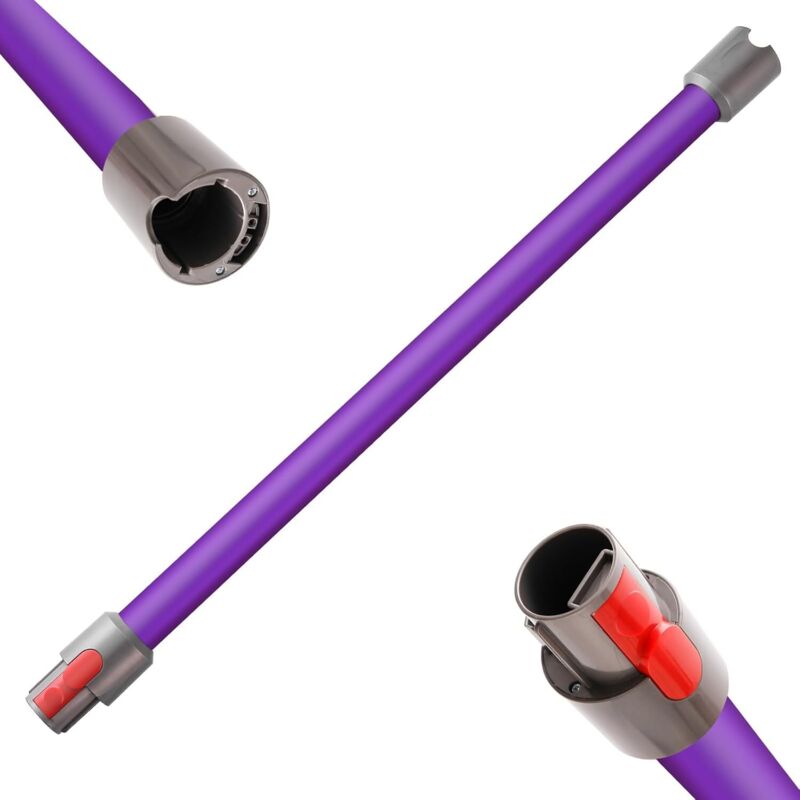 Qygba Tube Extension Pour Dyson V11 V10 V15 V8 V7 Aspirateur, Tube d'extension Pièces Détachées Longueur 73 CM (Pourpre)