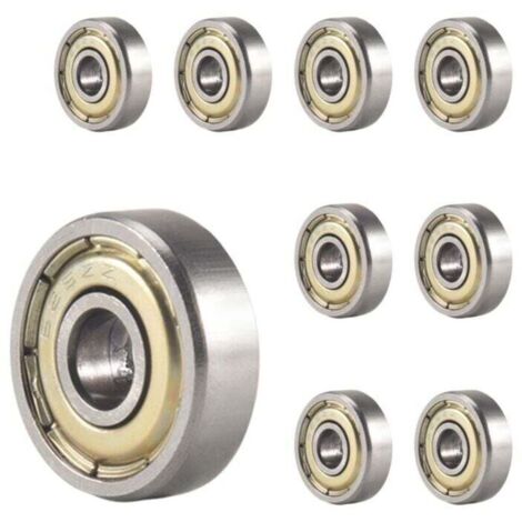 (R) 10x Roulements a billes gorge profonde 625-ZZ 5mm Industrie Top Qualite
