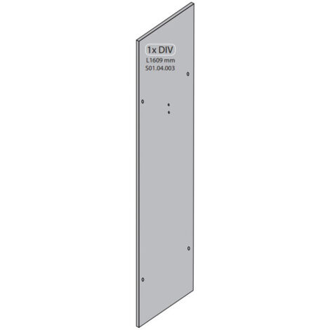 R 1xDIV L1609 mm S01.04.003 X ARMADIO SPORCO PULITO RESINA 1 ANTA 175X59X39 KIT- 1,0 pz