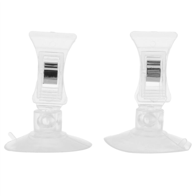 Image of Tlily - r) 2 Stueck 47mm Kalre Plastik Wand Saugnapf Clip Klemme