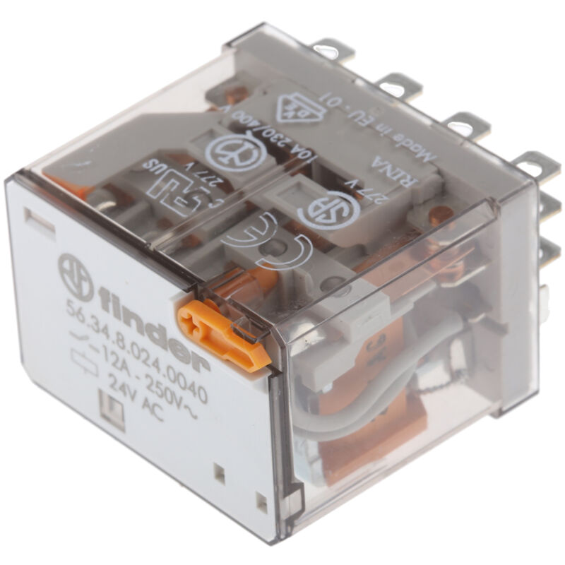 Relais de puissance Finder 56 Series, 4 rt, bobine 24V c.a. Enfichable 1W ( Prix pour 1 )