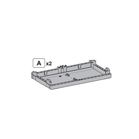 R (AX2) X ARMADIO TERRY ARDESIA 2 ANTE CM 68X39XH172 CAB2680- 1,0 pz