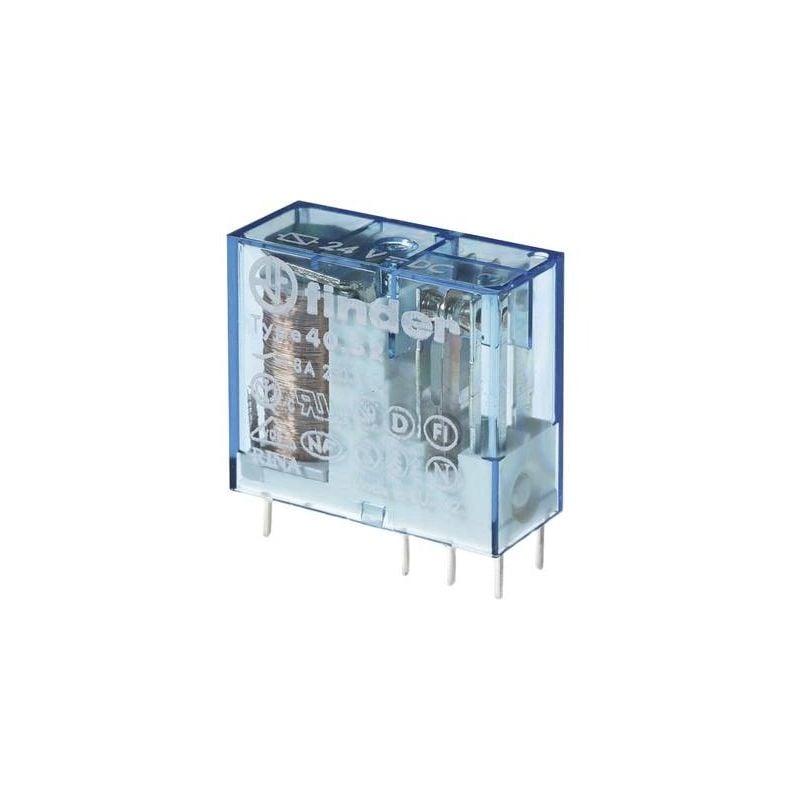 Relais pour circuits imprimés Finder 40.52.9.024.0001 24 v/dc 8 a 2 inverseurs (rt) 1 pc(s)
