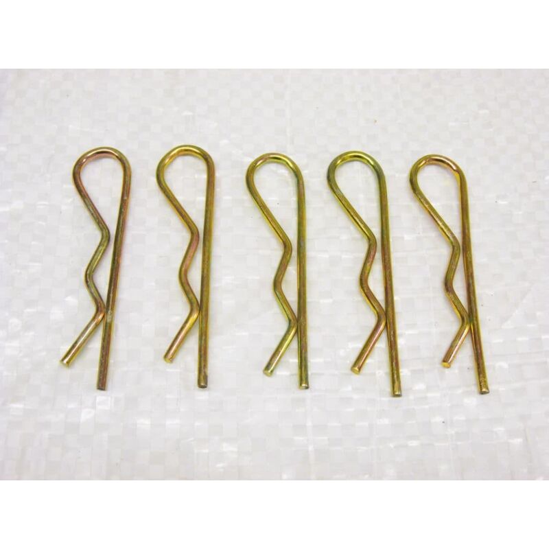 Securefix Direct - r Clips Zinc Plated 2MM x5 (Retaining Spring Beta Split Pin Cotter Grip)